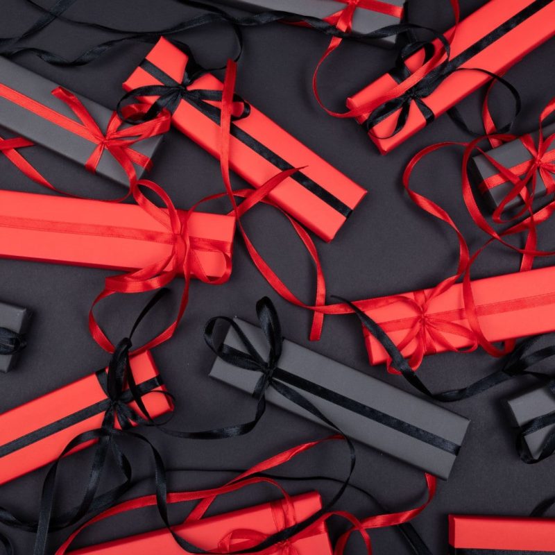 red-black-present
